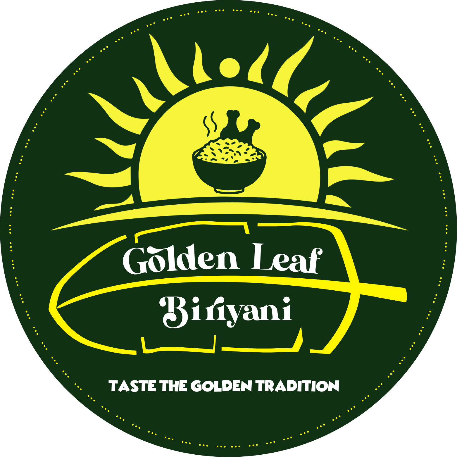 Golden Leaf Biriyani logo
